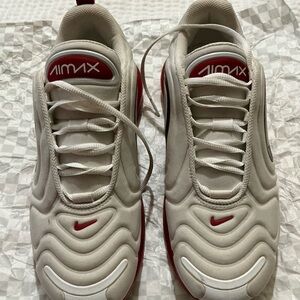 White and Red women Shoes